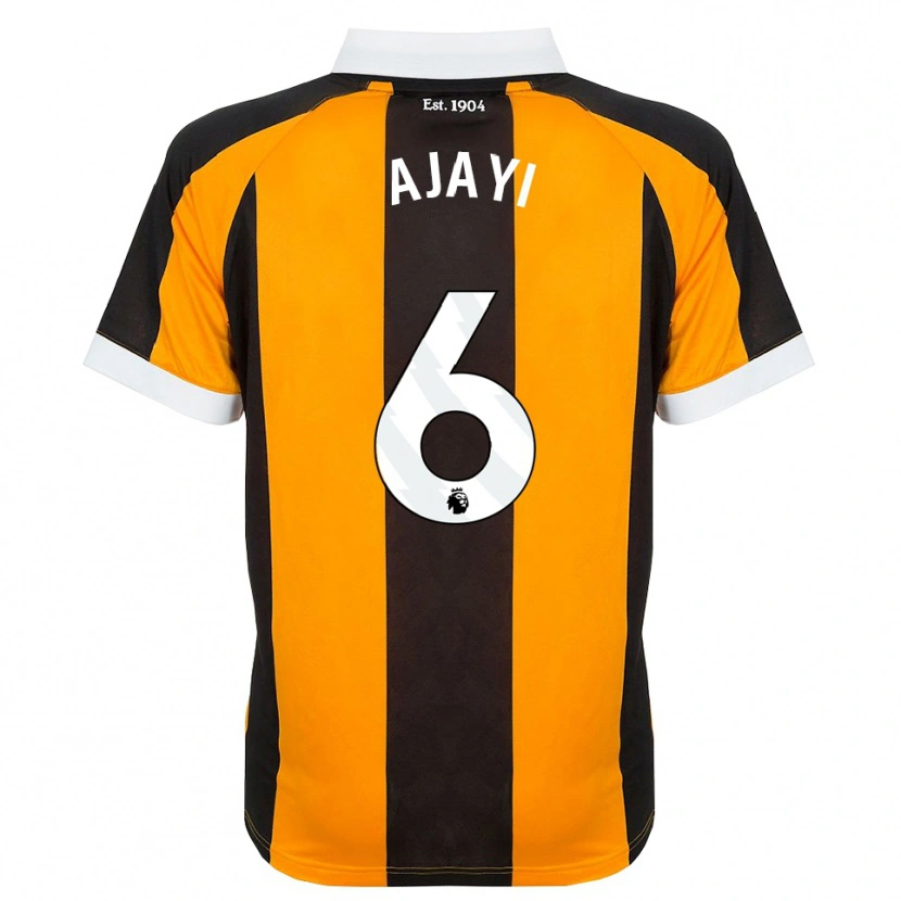 Danxen Mulher Camisola Semi Ajayi #6 Laranja Preto Branco Principal 2026/27 Camisa Brasil