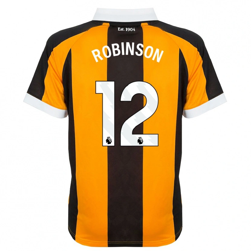 Danxen Mulher Camisola Ben Robinson #12 Laranja Preto Branco Principal 2026/27 Camisa Brasil
