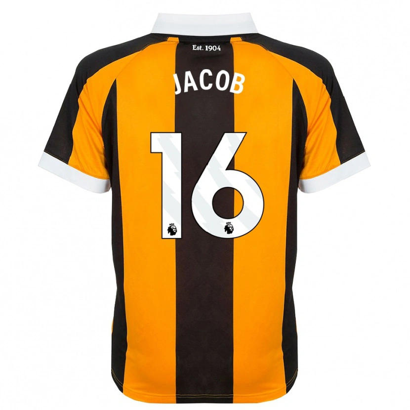 Danxen Mulher Camisola Matty Jacob #16 Laranja Preto Branco Principal 2026/27 Camisa Brasil
