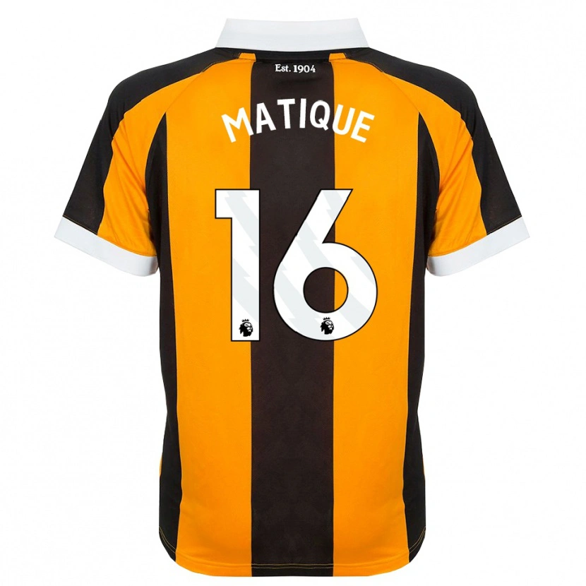 Danxen Mulher Camisola Albert Matique #16 Laranja Preto Branco Principal 2026/27 Camisa Brasil