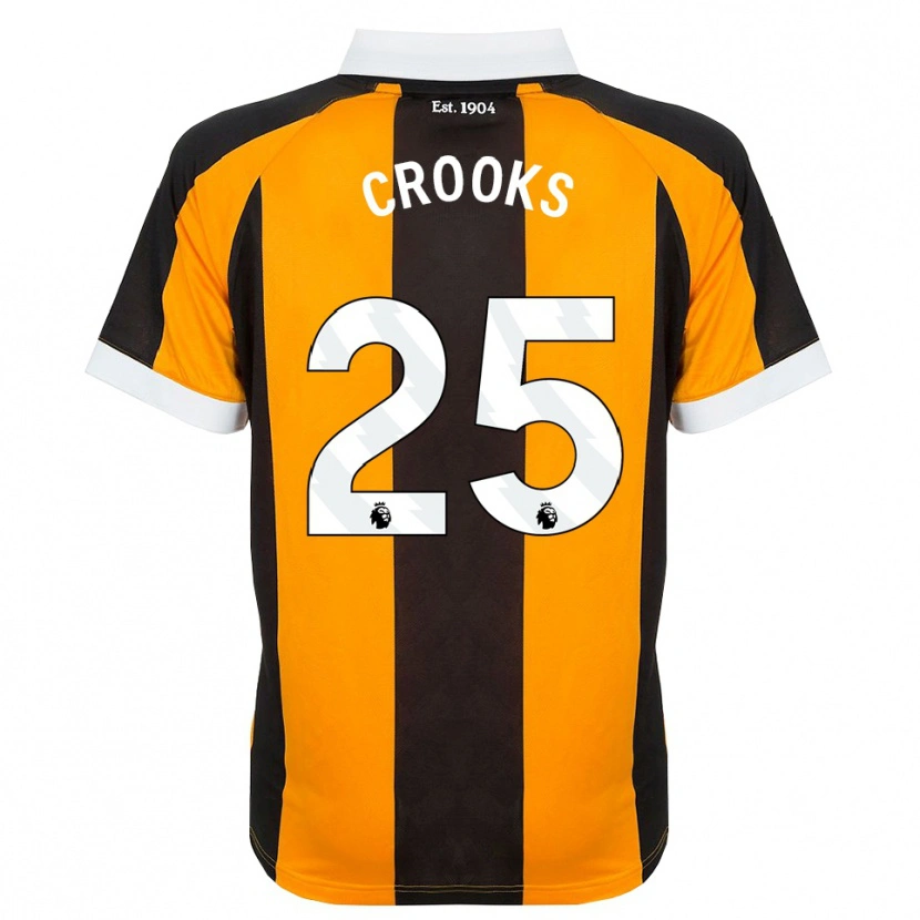 Danxen Mulher Camisola Matt Crooks #25 Laranja Preto Branco Principal 2026/27 Camisa Brasil