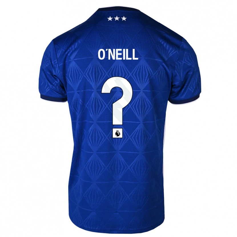 Danxen Mulher Camisola Seth O'neill #0 Azul Médio Branco Vermelho Principal 2026/27 Camisa Brasil
