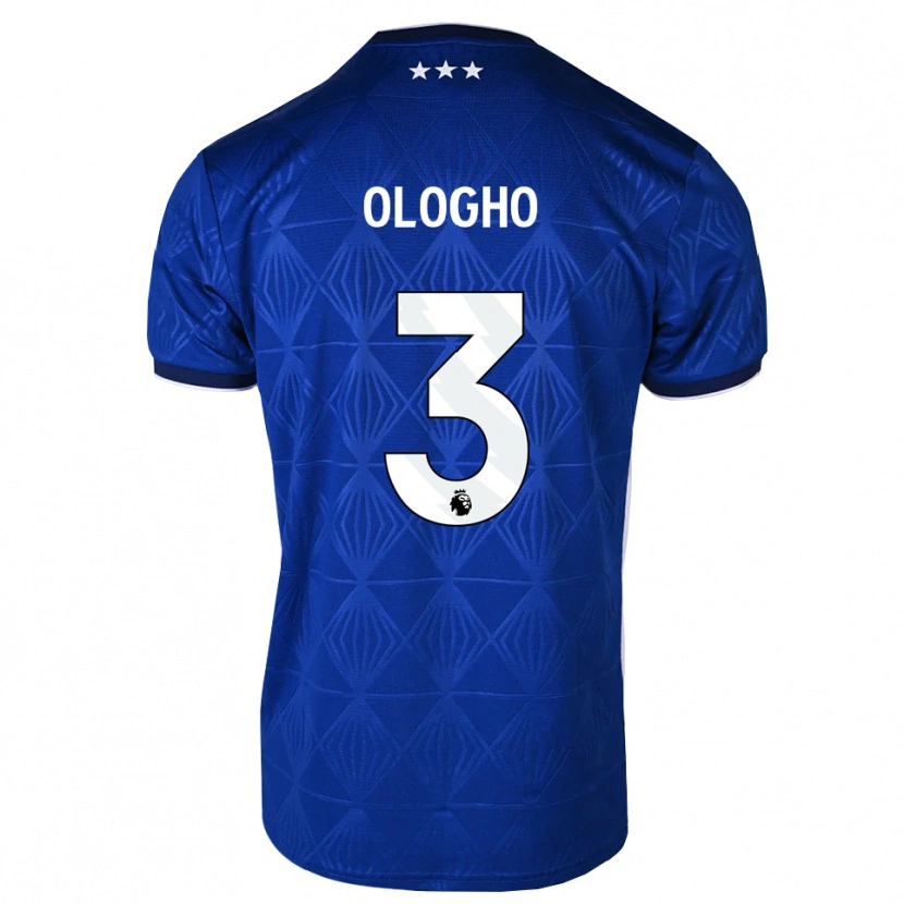 Danxen Mulher Camisola Daniel Ologho #3 Azul Médio Branco Vermelho Principal 2026/27 Camisa Brasil