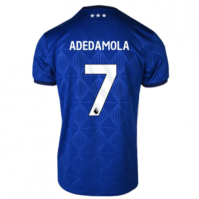 Danxen Mulher Camisola Joel Adedamola #7 Azul Médio Branco Vermelho Principal 2026/27 Camisa Brasil