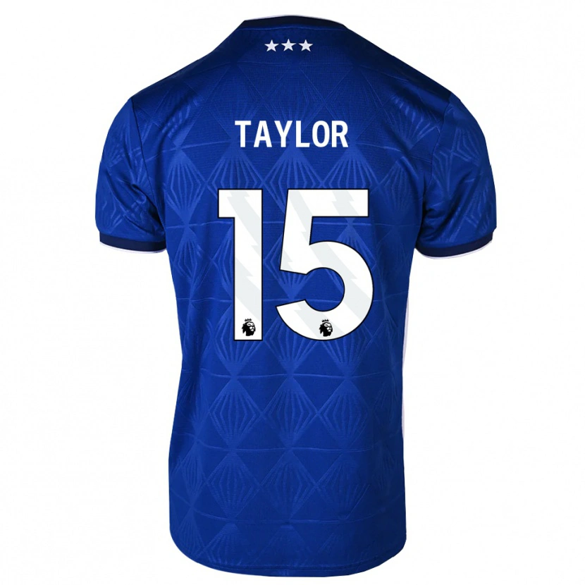 Danxen Mulher Camisola Tom Taylor #15 Azul Médio Branco Vermelho Principal 2026/27 Camisa Brasil