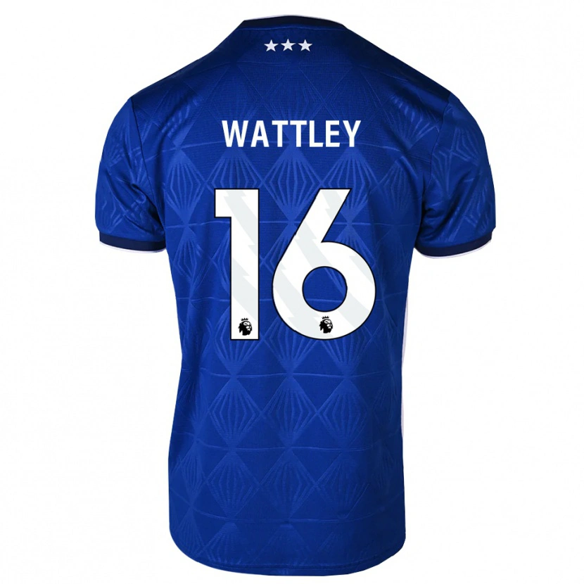 Danxen Mulher Camisola Zac Wattley #16 Azul Médio Branco Vermelho Principal 2026/27 Camisa Brasil