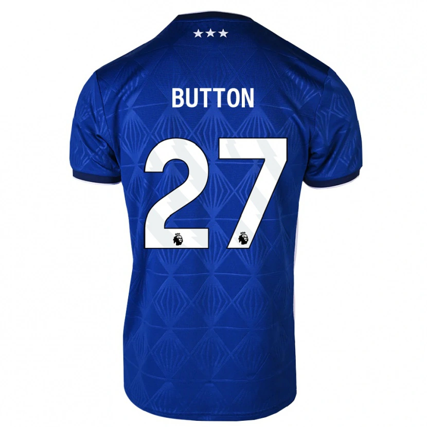 Danxen Mulher Camisola David Button #27 Azul Médio Branco Vermelho Principal 2026/27 Camisa Brasil