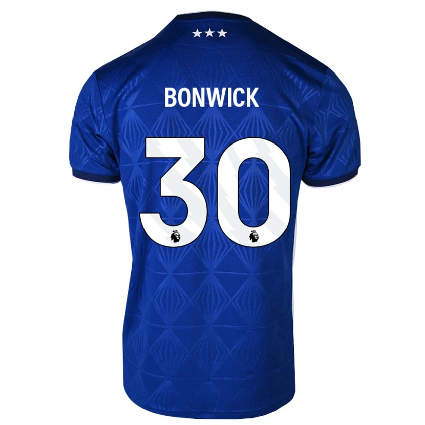 Danxen Mulher Camisola Kaci-Jai Bonwick #30 Azul Médio Branco Vermelho Principal 2026/27 Camisa Brasil
