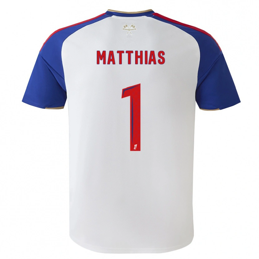 Danxen Mulher Camisola Matthias Da Silva #1 Azul Real Vermelho Branco Principal 2026/27 Camisa Brasil