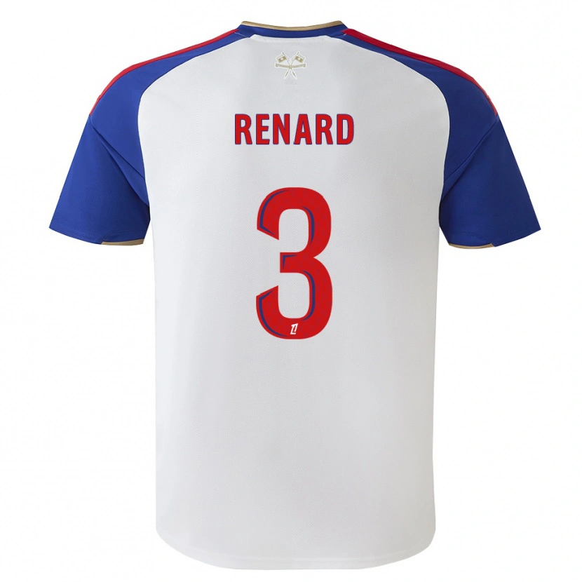 Danxen Mulher Camisola Wendie Renard #3 Azul Real Vermelho Branco Principal 2026/27 Camisa Brasil