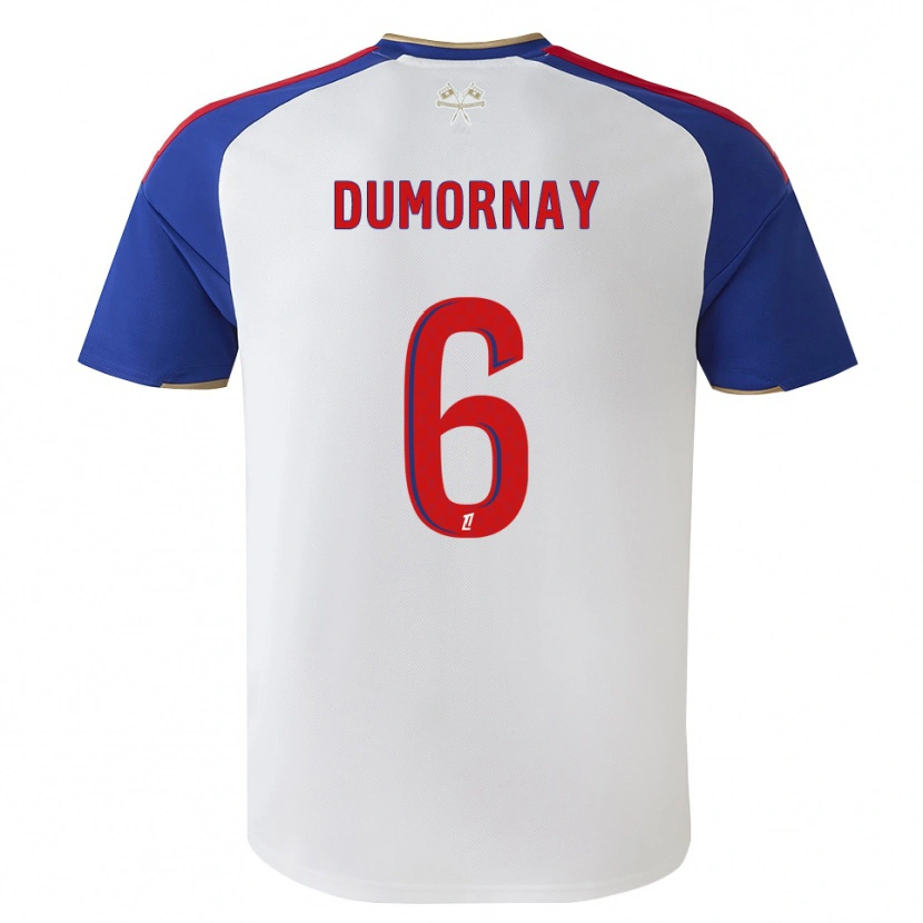 Danxen Mulher Camisola Melchie Dumornay #6 Azul Real Vermelho Branco Principal 2026/27 Camisa Brasil