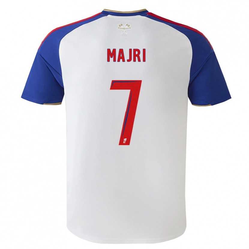 Danxen Mulher Camisola Amel Majri #7 Azul Real Vermelho Branco Principal 2026/27 Camisa Brasil