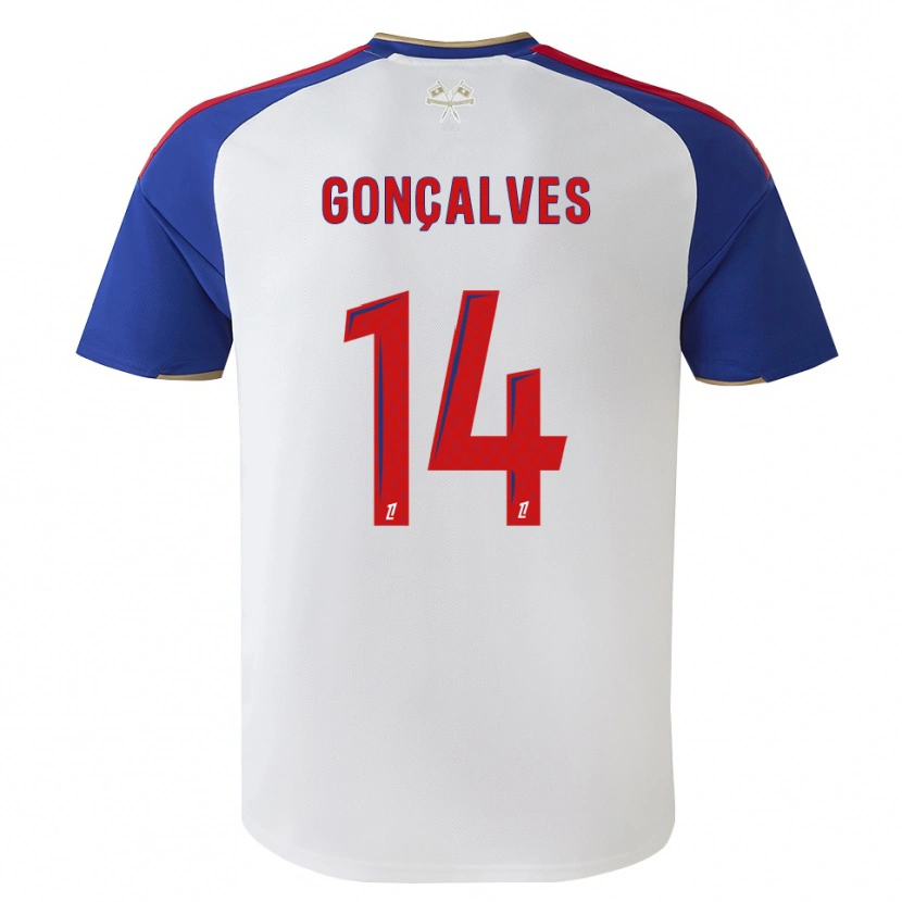 Danxen Mulher Camisola Tiago Gonçalves #14 Azul Real Vermelho Branco Principal 2026/27 Camisa Brasil