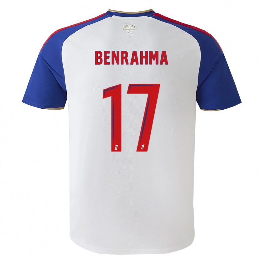 Danxen Mulher Camisola Said Benrahma #17 Azul Real Vermelho Branco Principal 2026/27 Camisa Brasil