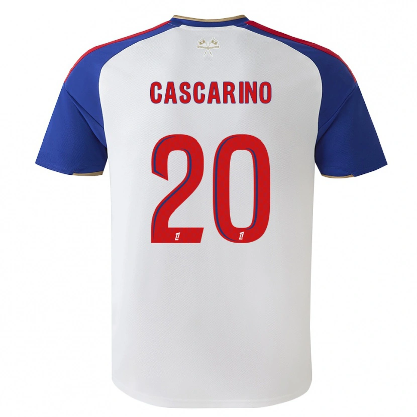 Danxen Mulher Camisola Delphine Cascarino #20 Azul Real Vermelho Branco Principal 2026/27 Camisa Brasil