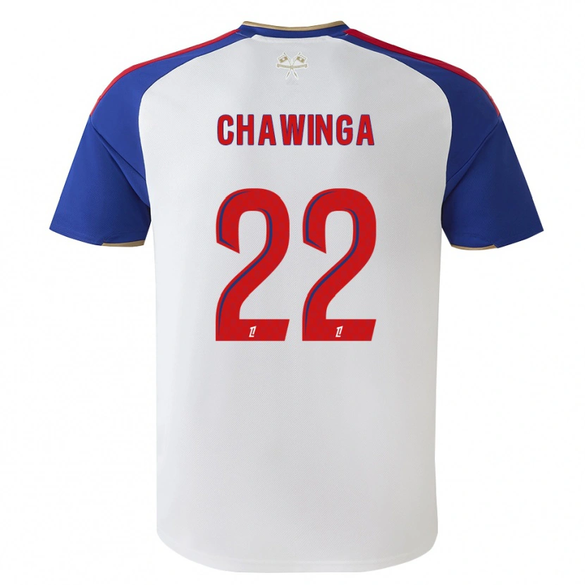 Danxen Mulher Camisola Tabitha Chawinga #22 Azul Real Vermelho Branco Principal 2026/27 Camisa Brasil