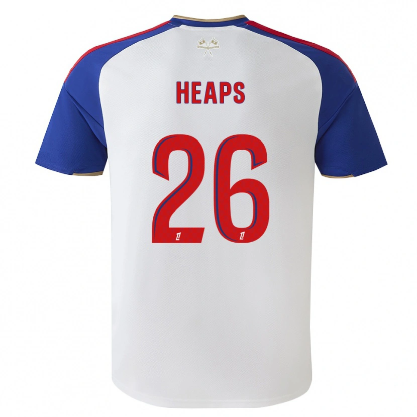 Danxen Mulher Camisola Lindsey Heaps #26 Azul Real Vermelho Branco Principal 2026/27 Camisa Brasil