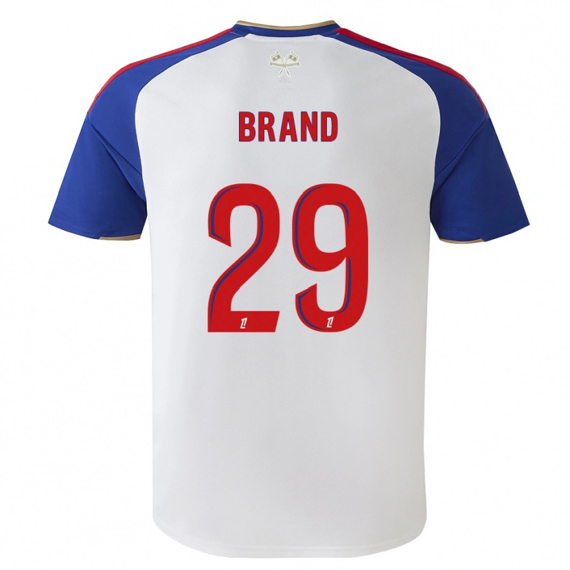 Danxen Mulher Camisola Jule Brand #29 Azul Real Vermelho Branco Principal 2026/27 Camisa Brasil