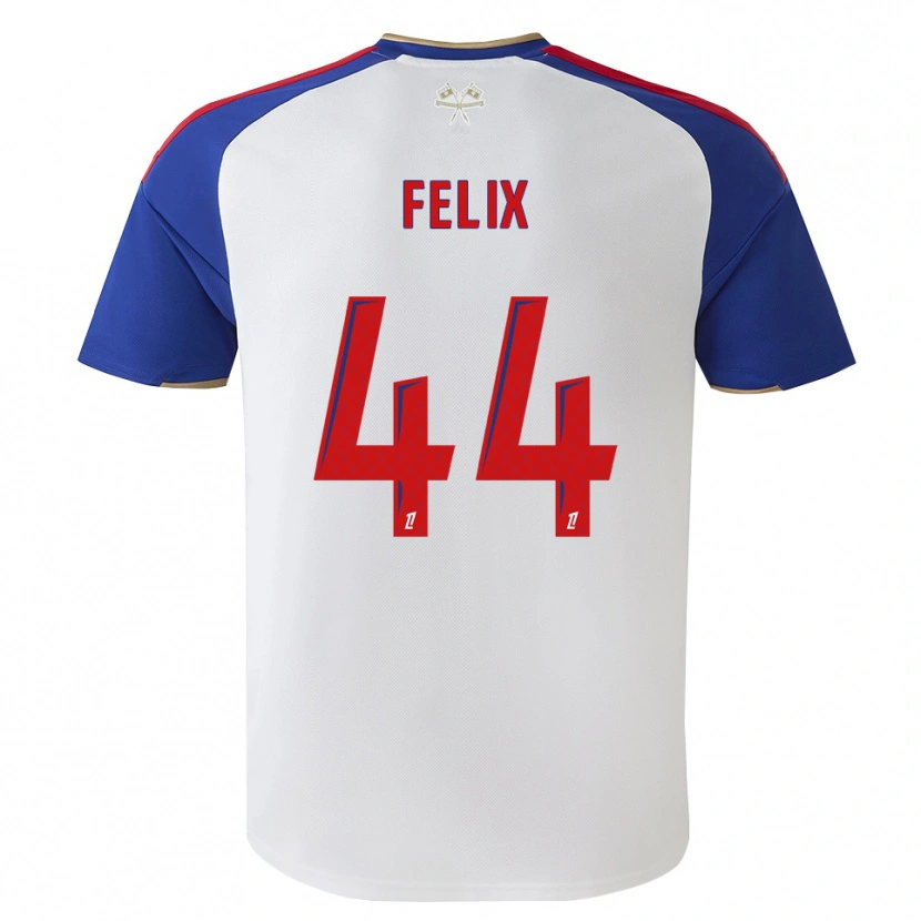 Danxen Mulher Camisola Marley Felix #44 Azul Real Vermelho Branco Principal 2026/27 Camisa Brasil