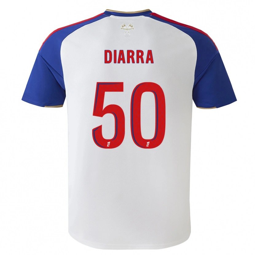 Danxen Mulher Camisola Lassine Diarra #50 Azul Real Vermelho Branco Principal 2026/27 Camisa Brasil