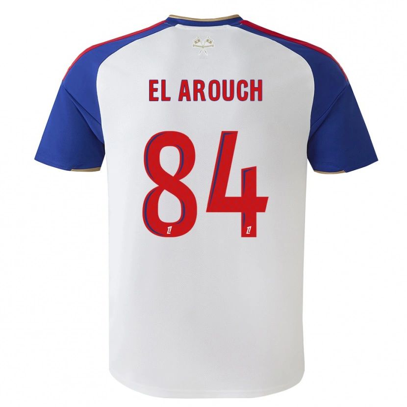 Danxen Mulher Camisola Mohamed El Arouch #84 Azul Real Vermelho Branco Principal 2026/27 Camisa Brasil
