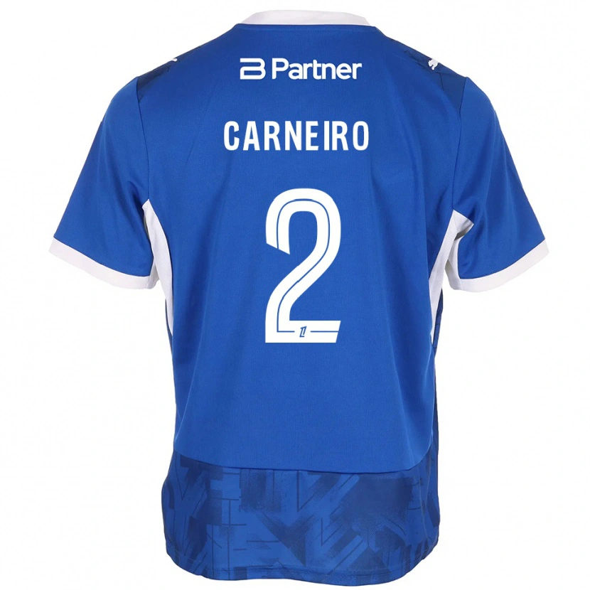 Danxen Mulher Camisola Enisio Carneiro #2 Azul Médio Branco Principal 2026/27 Camisa Brasil