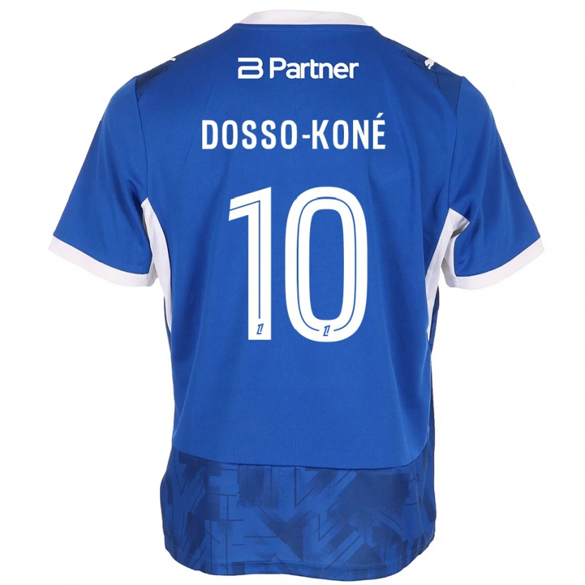 Danxen Mulher Camisola Namory Dosso-Koné #10 Azul Médio Branco Principal 2026/27 Camisa Brasil