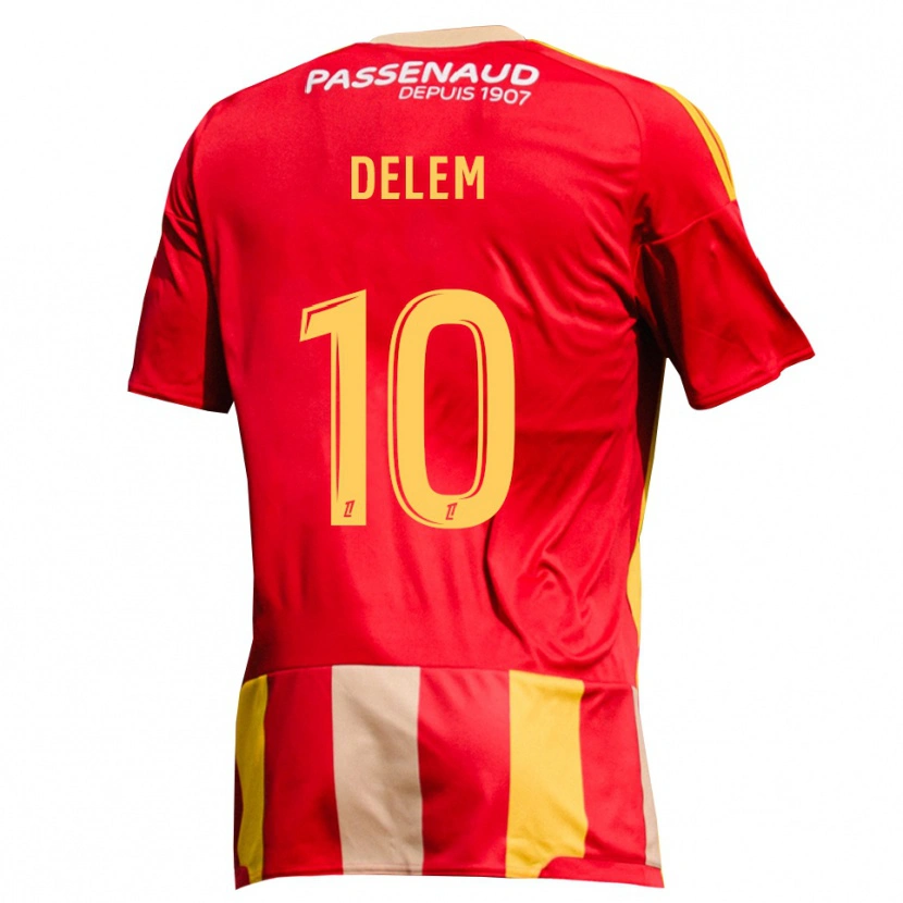 Danxen Mulher Camisola Noah Delem #10 Amarelo Vermelho Verde Principal 2026/27 Camisa Brasil