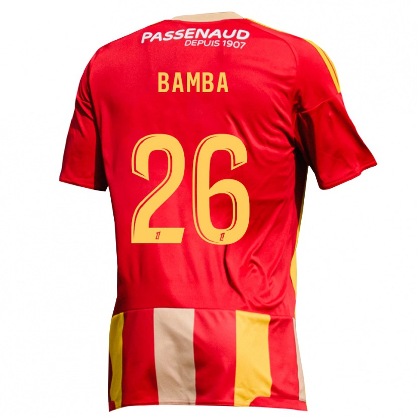 Danxen Mulher Camisola Rayan Bamba #26 Amarelo Vermelho Verde Principal 2026/27 Camisa Brasil
