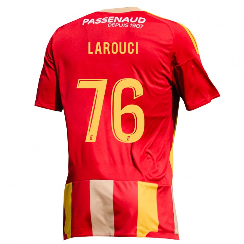 Danxen Mulher Camisola Yasser Larouci #76 Amarelo Vermelho Verde Principal 2026/27 Camisa Brasil