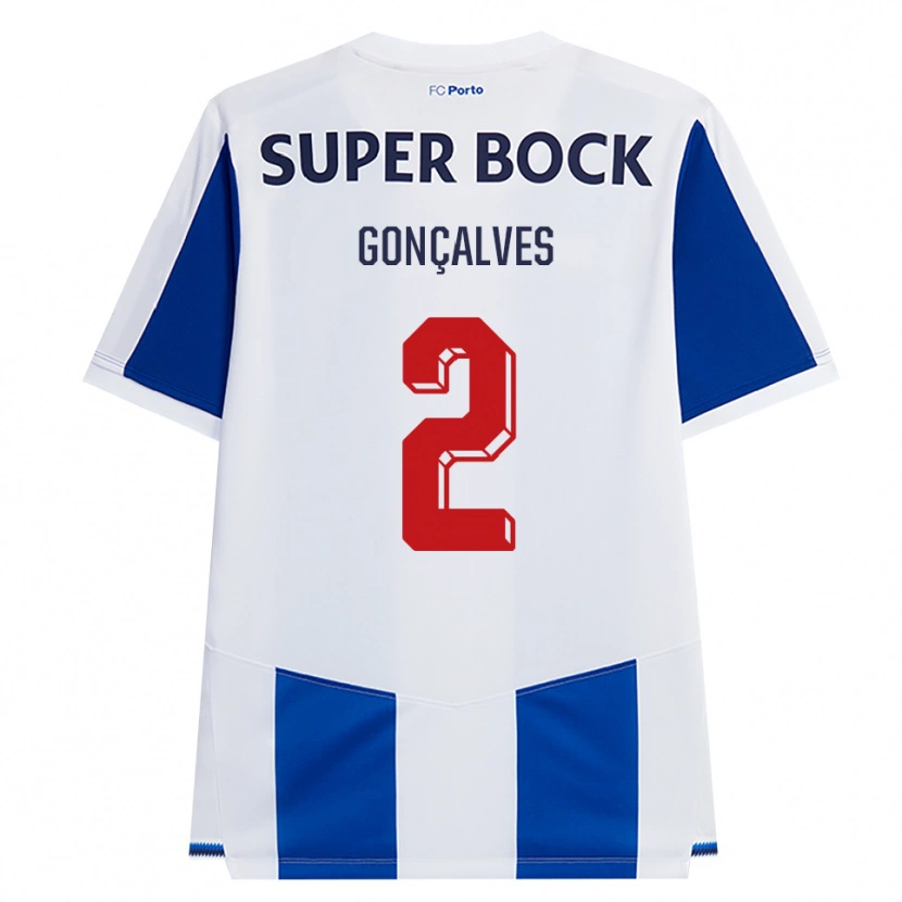 Danxen Mulher Camisola Ema Gonçalves #2 Azul Branco Vermelho Principal 2026/27 Camisa Brasil