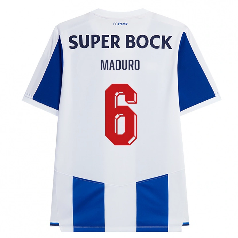 Danxen Mulher Camisola Henrique Maduro #6 Azul Branco Vermelho Principal 2026/27 Camisa Brasil