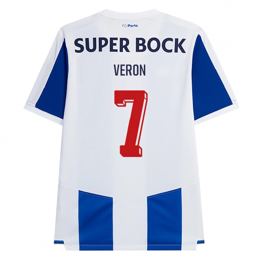 Danxen Mulher Camisola Gabriel Veron #7 Azul Branco Vermelho Principal 2026/27 Camisa Brasil