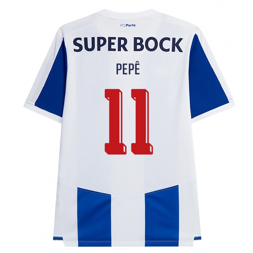 Danxen Mulher Camisola Pepê #11 Azul Branco Vermelho Principal 2026/27 Camisa Brasil