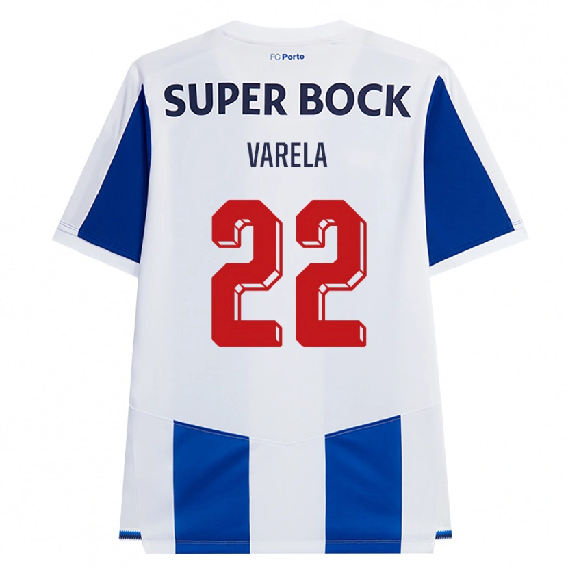Danxen Mulher Camisola Alan Varela #22 Azul Branco Vermelho Principal 2026/27 Camisa Brasil