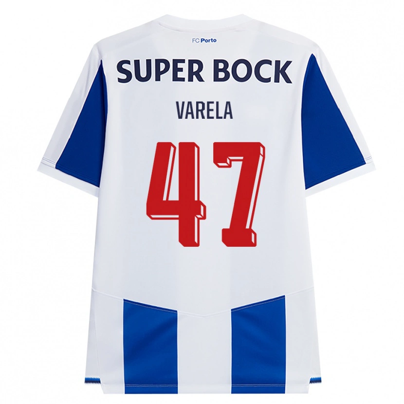 Danxen Mulher Camisola Cardoso Varela #47 Azul Branco Vermelho Principal 2026/27 Camisa Brasil
