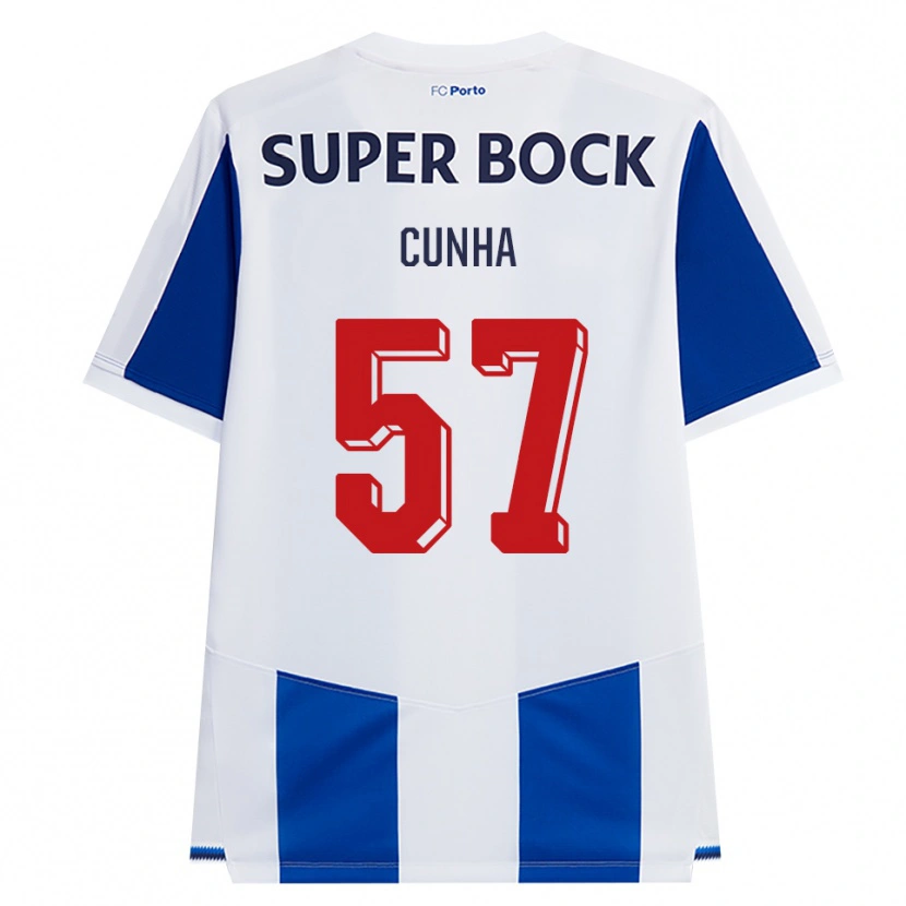 Danxen Mulher Camisola Duarte Cunha #57 Azul Branco Vermelho Principal 2026/27 Camisa Brasil
