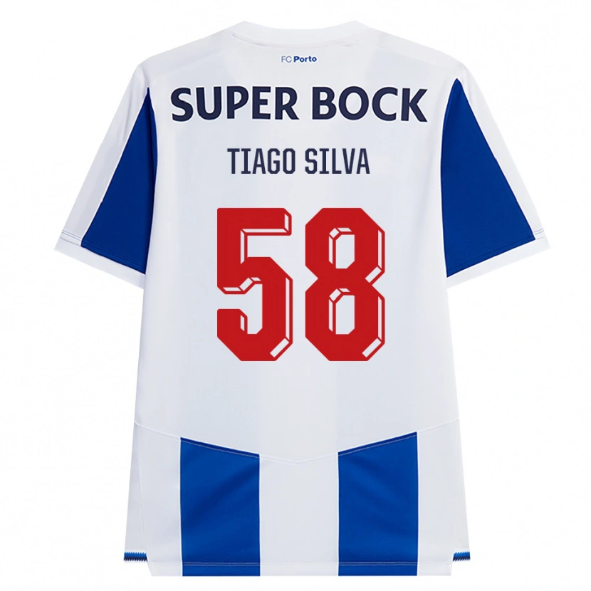 Danxen Mulher Camisola Tiago Silva #58 Azul Branco Vermelho Principal 2026/27 Camisa Brasil