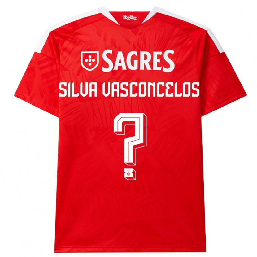 Danxen Mulher Camisola Martim Silva Vasconcelos #0 Vermelho Branco Amarelo Principal 2026/27 Camisa Brasil