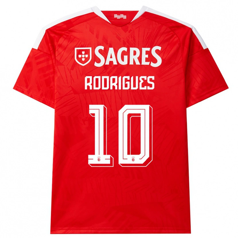Danxen Mulher Camisola Tiago Rodrigues #10 Vermelho Branco Amarelo Principal 2026/27 Camisa Brasil