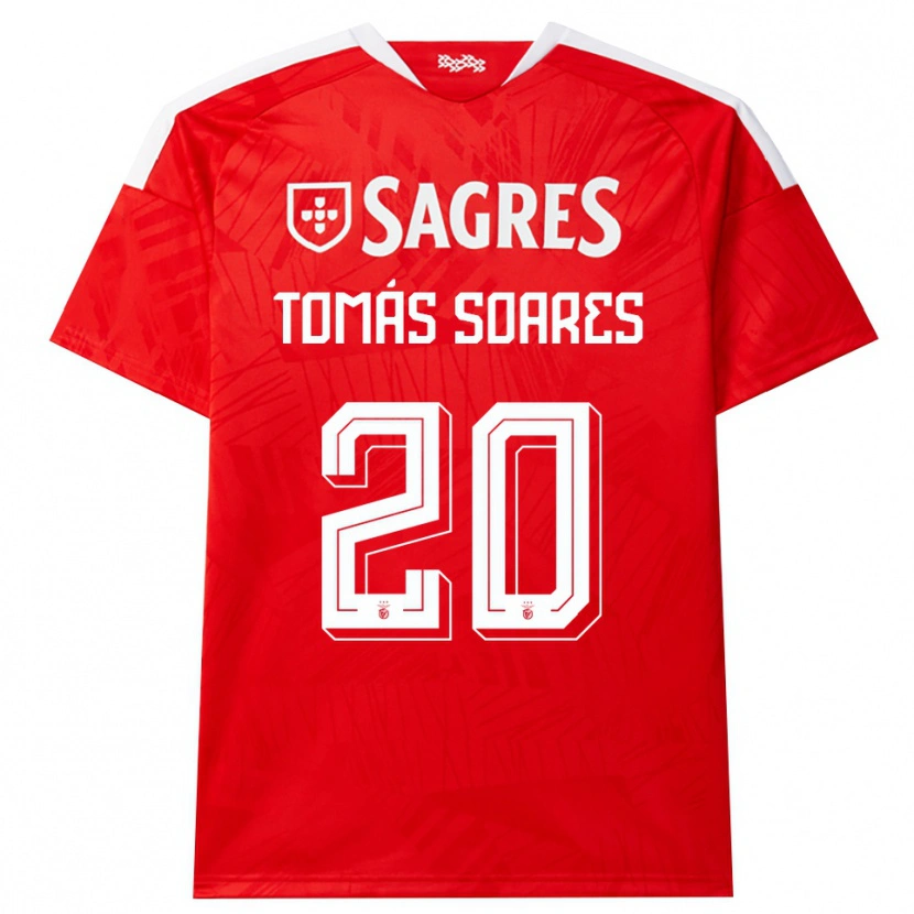 Danxen Mulher Camisola Tomás Soares #20 Vermelho Branco Amarelo Principal 2026/27 Camisa Brasil