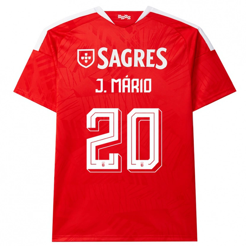 Danxen Mulher Camisola Joao Mario #20 Vermelho Branco Amarelo Principal 2026/27 Camisa Brasil