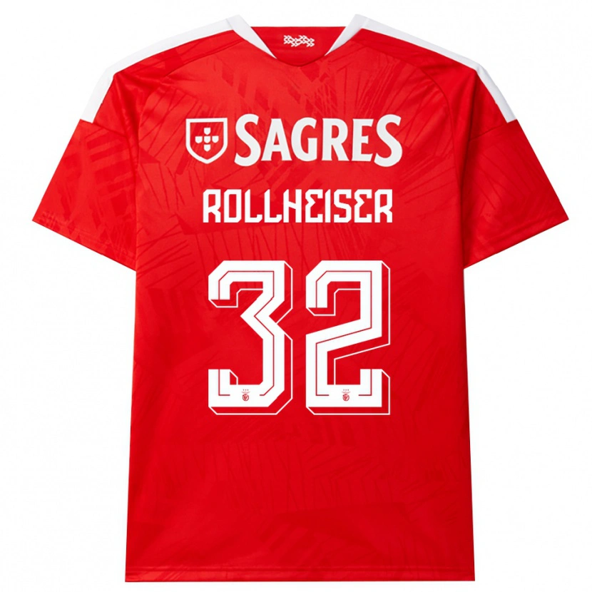 Danxen Mulher Camisola Benjamín Rollheiser #32 Vermelho Branco Amarelo Principal 2026/27 Camisa Brasil