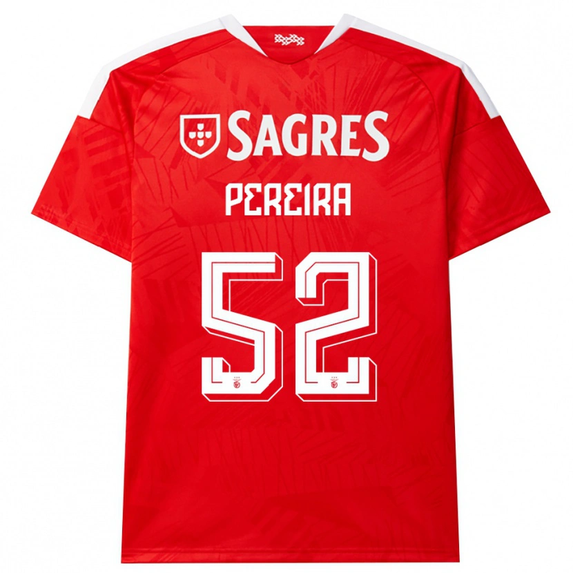 Danxen Mulher Camisola Henrique Pereira #52 Vermelho Branco Amarelo Principal 2026/27 Camisa Brasil