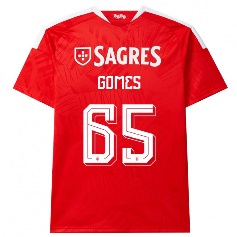 Danxen Mulher Camisola André Gomes #65 Vermelho Branco Amarelo Principal 2026/27 Camisa Brasil