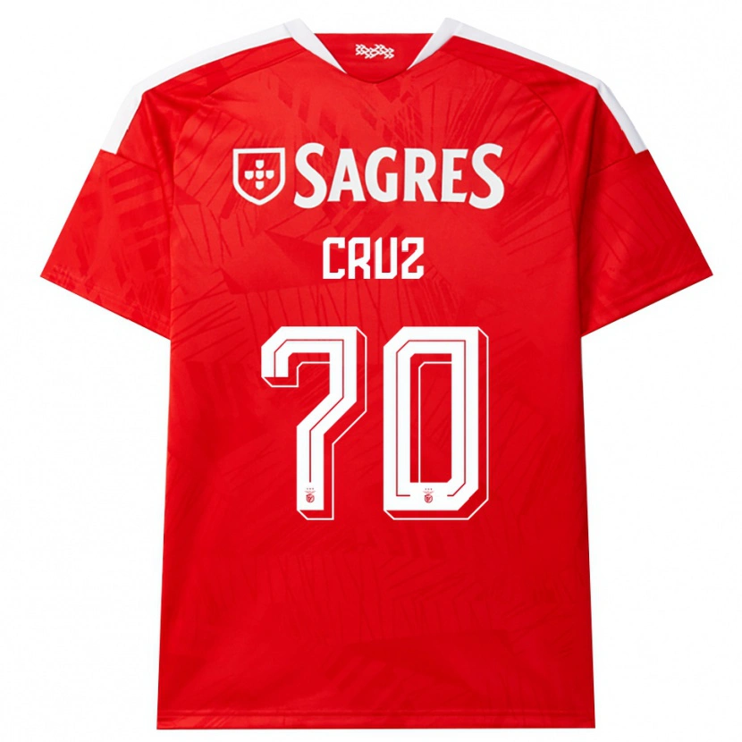 Danxen Mulher Camisola Filipe Cruz #70 Vermelho Branco Amarelo Principal 2026/27 Camisa Brasil