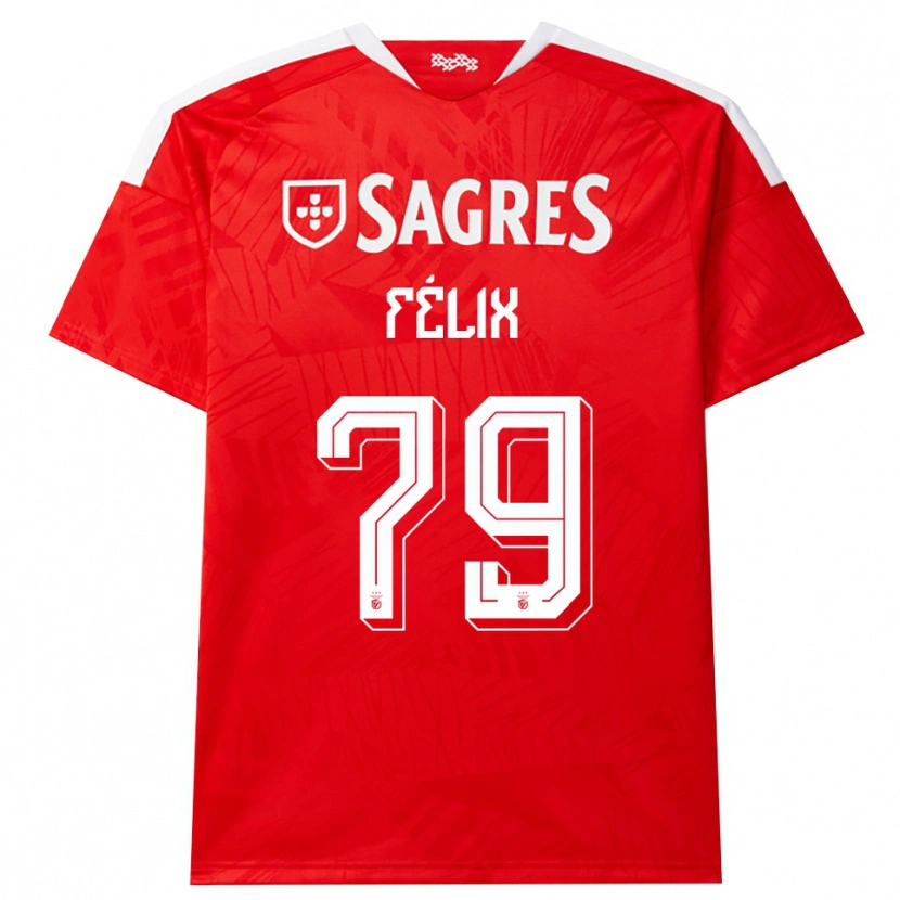 Danxen Mulher Camisola Hugo Félix #79 Vermelho Branco Amarelo Principal 2026/27 Camisa Brasil