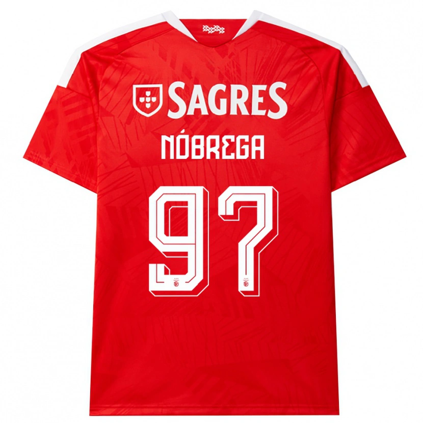 Danxen Mulher Camisola Ricardo Nóbrega #97 Vermelho Branco Amarelo Principal 2026/27 Camisa Brasil