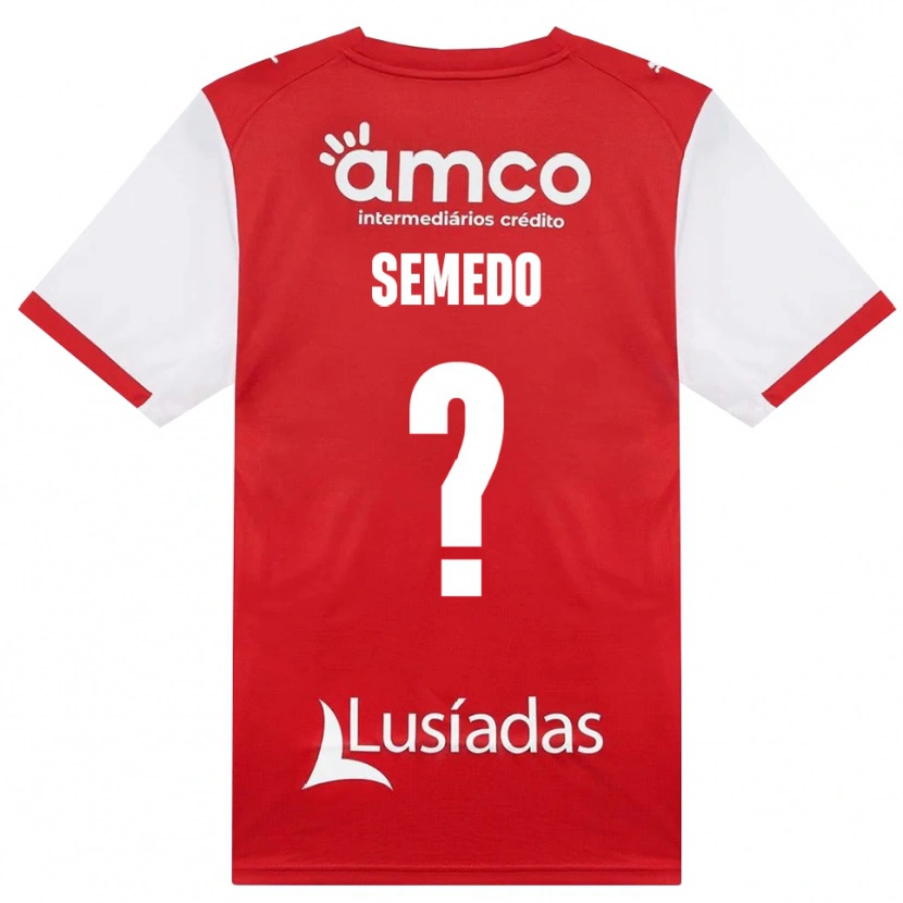 Danxen Mulher Camisola Nuno Semedo #0 Branco Vermelho Preto Principal 2026/27 Camisa Brasil
