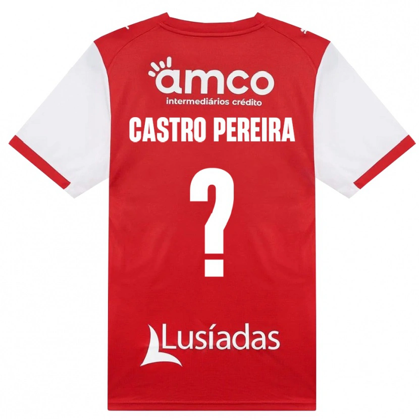 Danxen Mulher Camisola Rodrigo Castro Pereira #0 Branco Vermelho Preto Principal 2026/27 Camisa Brasil